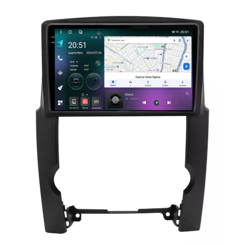 Multimídia Sorento 09/12 9pol Octacore Android Carplay 4/64gb GPS