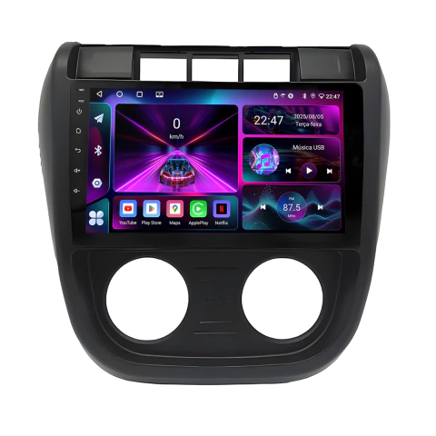 Central Multimidia Spacefox 03/09 9p Android 14 Carplay 2gb 64gb - comprar online