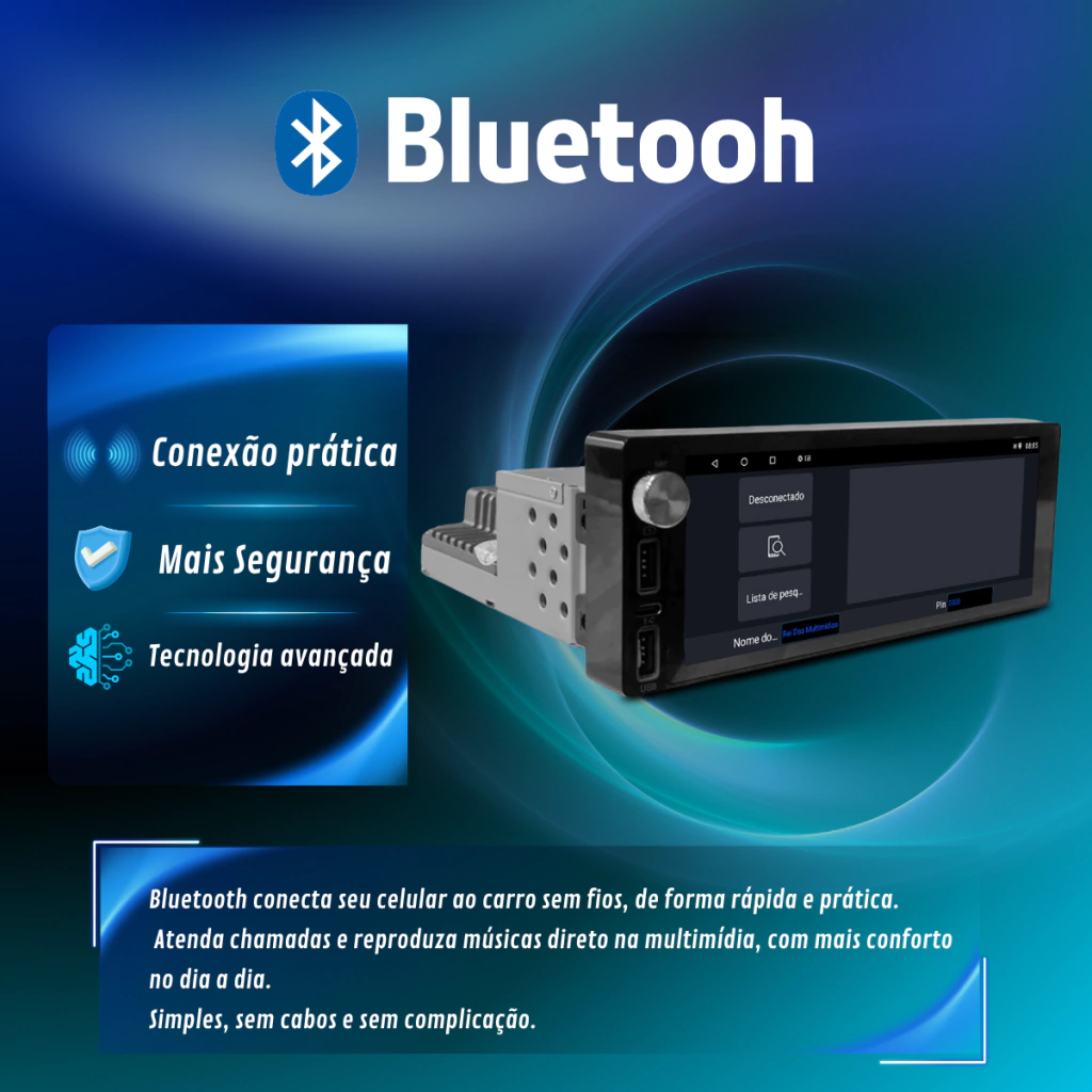 Central Multimídia Lelong LE-6325 6.8