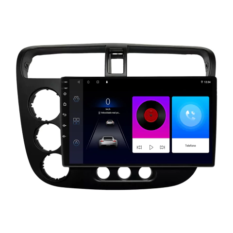 Central Multimidia Civic 01/06 9p Adak G2 Android 14 Carplay 2gb 64gb - comprar online