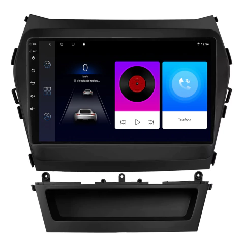 Central Multimidia Santa Fé 14/19 9p Adak G2 Android 14 Carplay 2gb 64gb - comprar online