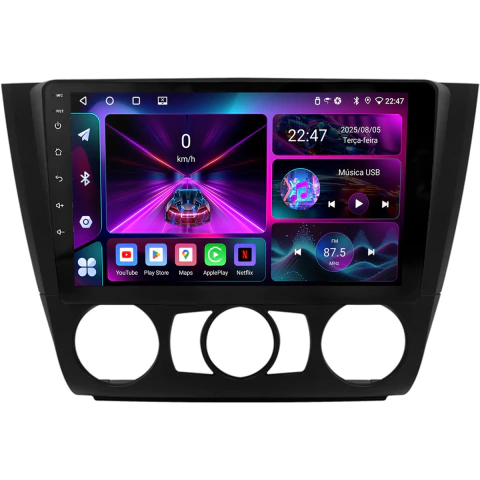 Central Multimidia Bmw 118i 07/11 9p Android 14 Carplay 2gb 64gb - comprar online