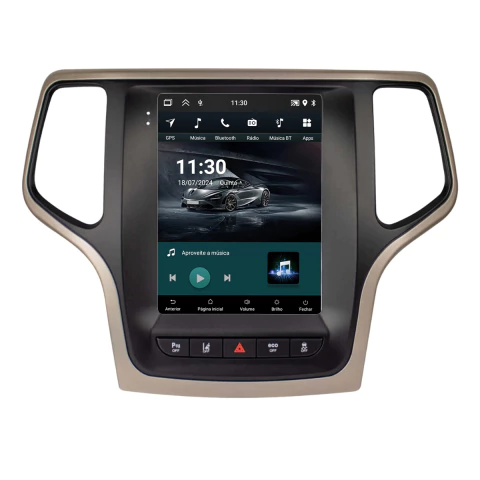 Central Multimidia Tesla Grand Cherokee 14/16 9,7pol Android Carplay 2gb 32gb - comprar online