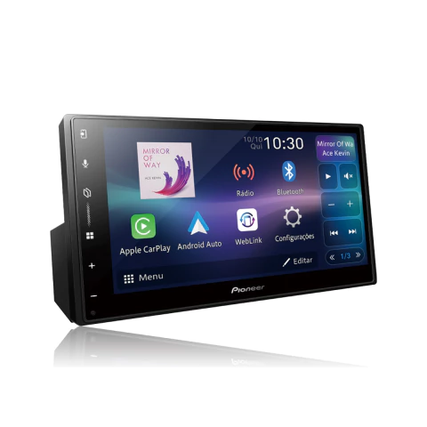 Central Multimidia Pioneer Universal Pioneer dmh-a5650bt 6.8 pol Carplay Android Auto - comprar online