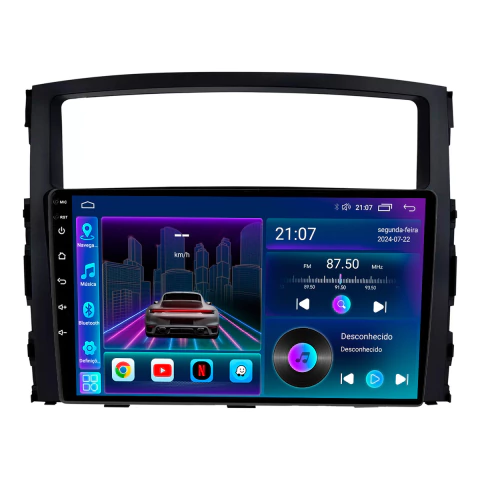 Central Multimídia Uppertech Pajero Full 10/17 9pol Octacore Android Carplay 6/128gb - comprar online