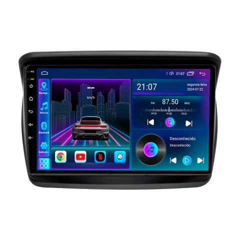 Central Multimídia Uppertech L200 Triton 07/16 9pol Octacore Android Carplay 6/128gb - comprar online