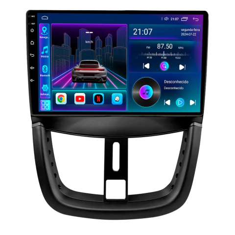 Central Multimídia Uppertech 207 08/14 9pol Octacore Android Carplay 6/128gb - comprar online