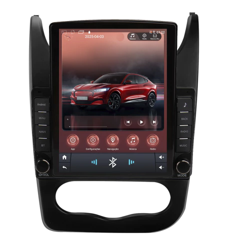 Central Multimidia Sandero / Logan 2013 a 2014 9p Android Auto e Carplay