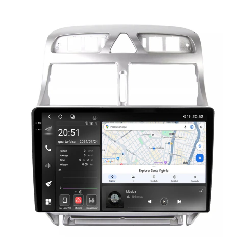 Multimídia 307 02/12 9pol Octacore Android Carplay 6/128gb Wifi