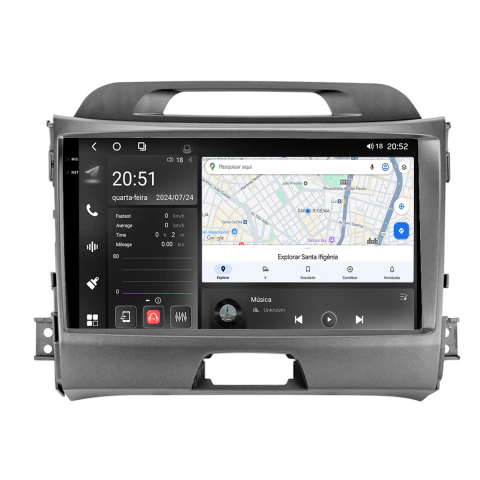 Multimídia Sportage 11/15 9pol Octacore Android Carplay 6/128gb Wifi