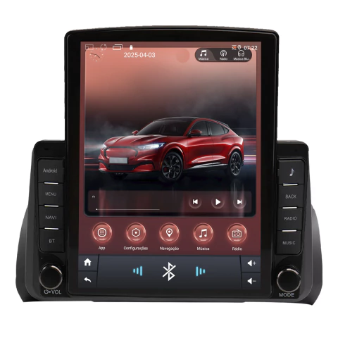 Central Multimidia Cronos 2017 a 2024 9p Android Auto e Carplay