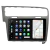 Central Multimidia Golf MK7 14/19 9p Android 14 Carplay 2gb 64gb na internet