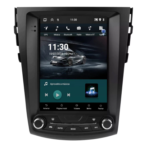 Central Multimidia Tesla Rav4 09/13 9,7pol Android Carplay 2gb 32gb - comprar online