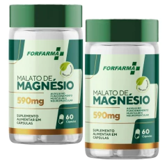 Magnésio Dimalato 590mg (2 unidades) 120 Cáps Forfarma - buy online