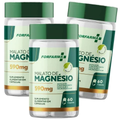 Magnésio Dimalato 590mg (3 unidades) 180 Cáps Forfarma - buy online