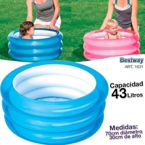 Pileta Inflable Redonda Bestway 3 Anillos - comprar online