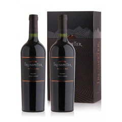 VINO TRUMPETER MALBEC 750cc ESTUCHE de 2 botellas