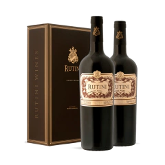 Vino Rutini Cabernet Malbec Estuche x 2 Botellas 750cc