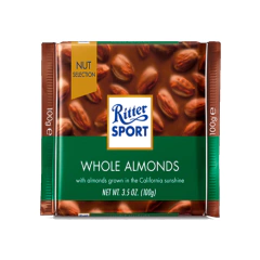 Chocolate Ritter Con Almendras 100gr
