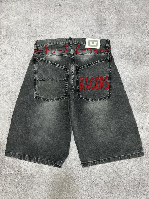 Jorts Baggy "Racers" Bordado