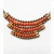 Pelo de rabo de elefante, corais e ouro - Conjunto antigo de colar e pulseira - Gallas Antiques & Design