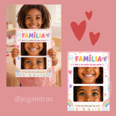 ATIVIDADE DIA DA FAMÍLIA - PORTA RETRATO AFETIVO - comprar online