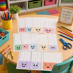 CARINHAS EM MOVIMENTO - KIT DE TRACEJADOS - comprar online
