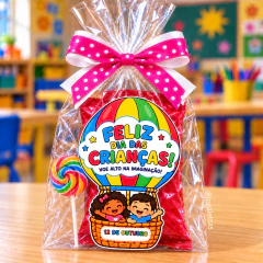 CARTÃO LEMBRANCINHA DIA DAS CRIANÇAS - BALÃO - comprar online