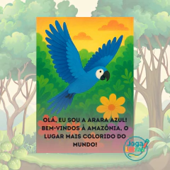 CORES DA AMAZONIA - LIVRINHO 14 PÁGINAS - comprar online