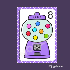 NÚMEROS DE PAREDE – BOLINHAS COLORIDAS - comprar online