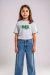 CAMISETA INFANTIL FELIZ A NAÇÃO - BRANCA - Gnesis Collective 