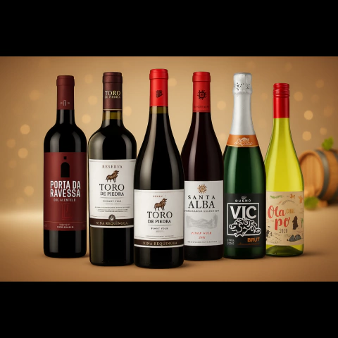 Kit Mini Adega Seu Vinho – 6 Garrafas Essenciais para Ter em Casa - comprar online