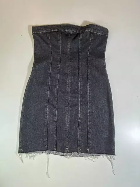 Vestido Jeans Tomara Q/caia Black