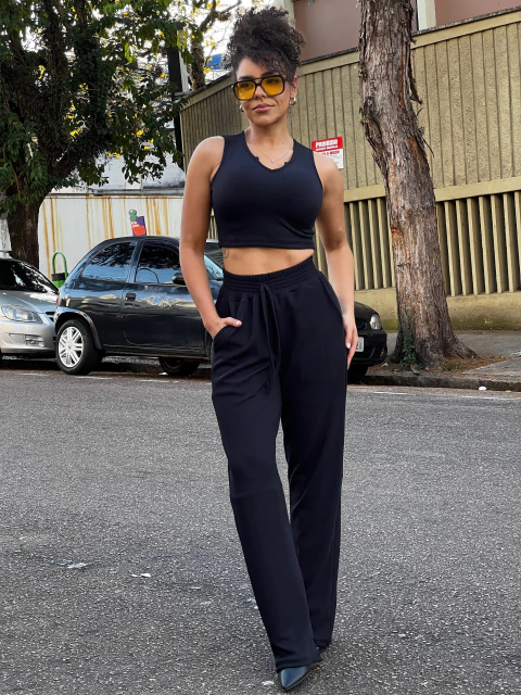 Calça Pantalona Ef - comprar online