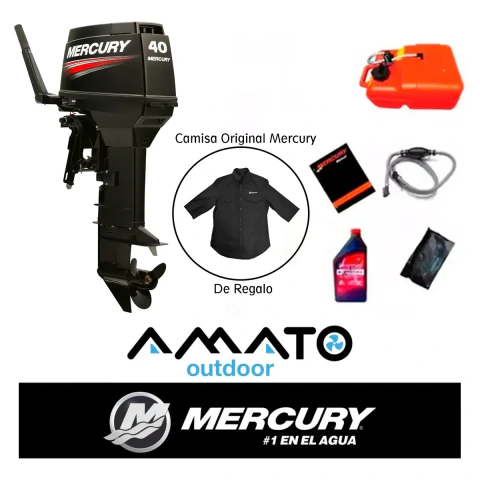 Motor Fuera De Borda Mercury 40 Hp 2t Super Pata Corta U$S 3.690