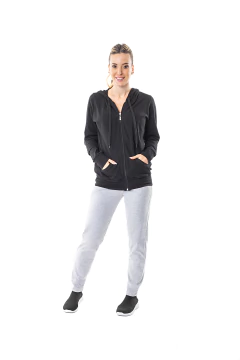 5276 CAMPERA BUZO ALG LYCRA CON CAPUCHA