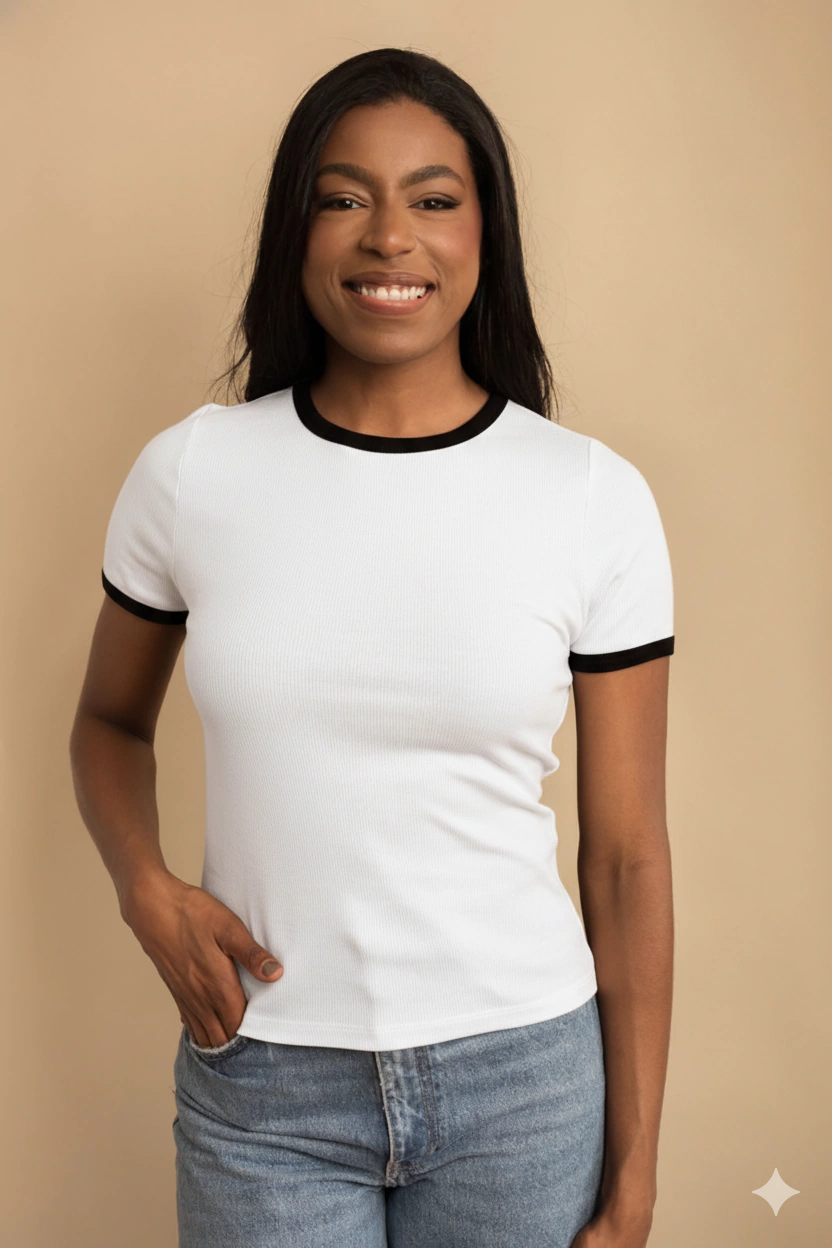 Blusa Fancy - Basic Branca