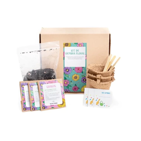 kit de siembra floral