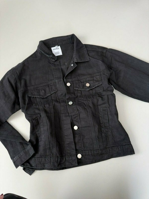 Campera Jeans Negro