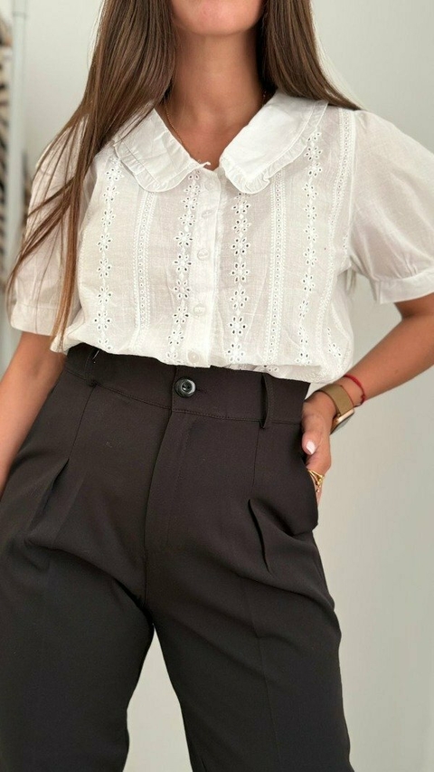 Blusa Broderie Cuellito