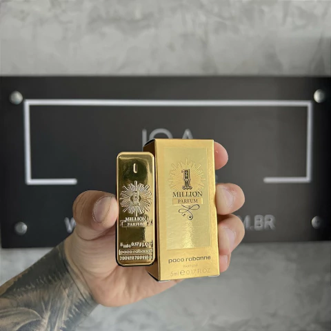 Miniatura One Million Parfum Paco Rabanne - Miniatura Masculino 5ml