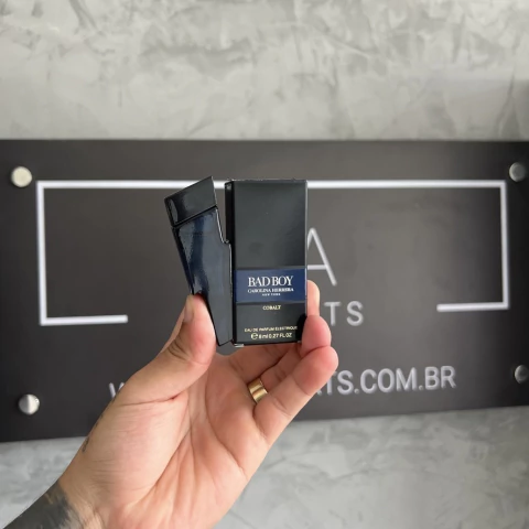 Miniatura Bad Boy Cobalt Carolina Herrera Eau De Parfum - Miniatura Masculina 8ml