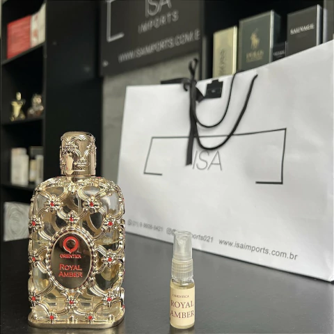 Decant Royal Amber Orientica Eau de Parfum Feminino - Decant Feminino 5ml