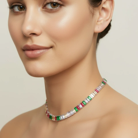 Colar Riviera Colors Prata - comprar online