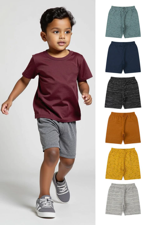 Kit Sortido 5 Bermudas Infantil Menino