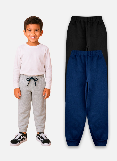 Kit Sortido 2 Calça Moletom Menino