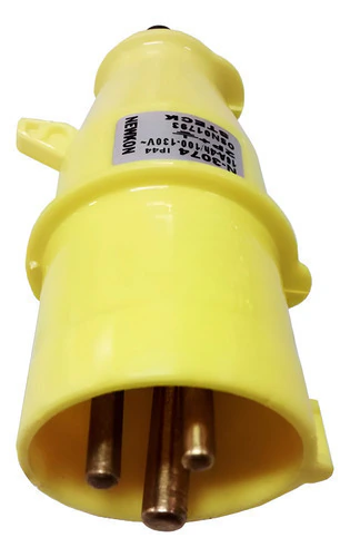Plug 2p+t 16a 100/130v 4h Amarelo N3074 Steck
