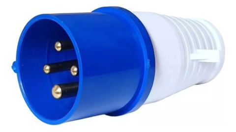 Plugue 3p+t 32a 9h 250v Azul Mgi 024 9 Jng