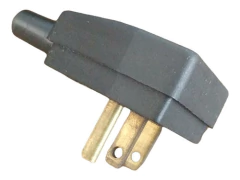 (30 Pç) Plug 2p+t 15a 13.105 (similar S1551 Steck)