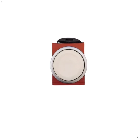 Botão Padrão Cromado, Cor Branco P9mpnbg Ge